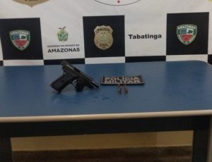 Imagem da notícia - PM detêm homem de nacionalidade peruana em posse de arma de fogo