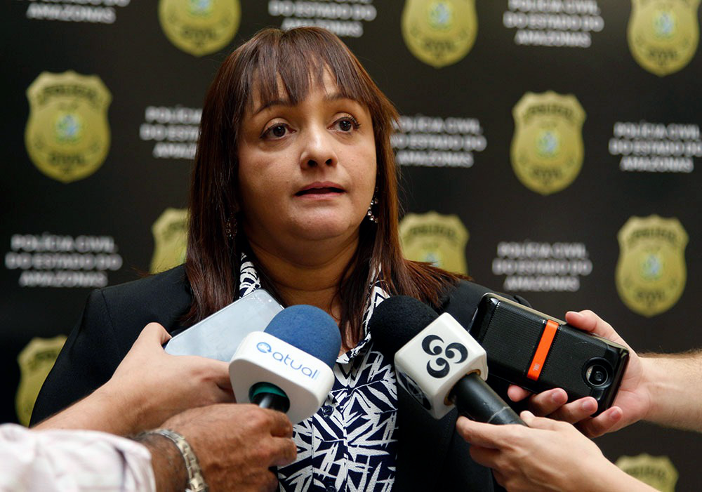 Delegada Sylvia Laureana Chaves, titular do 36º DIP. FOTO: Erlon Rodrigues/PC-AM