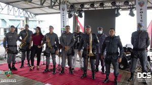 Imagem da notícia - PM e TV Encontro das Águas recebem dez toneladas de doações em live