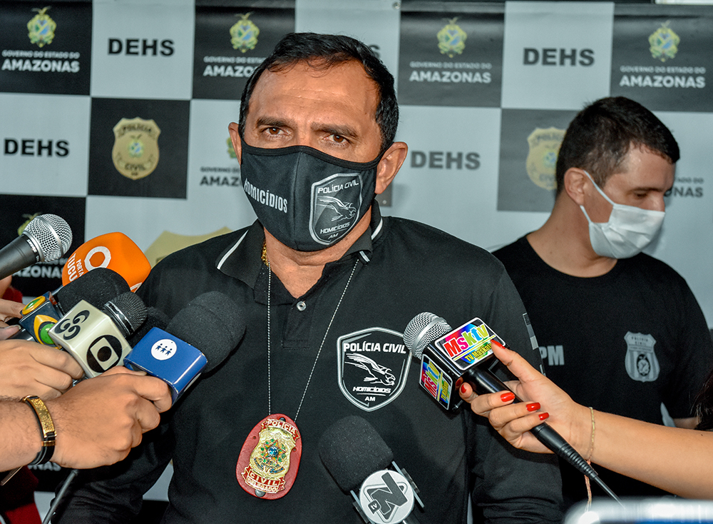 Deelgado Paulo Martins, titular da DEHS. FOTO: Erlon Rodrigues/PC-AM