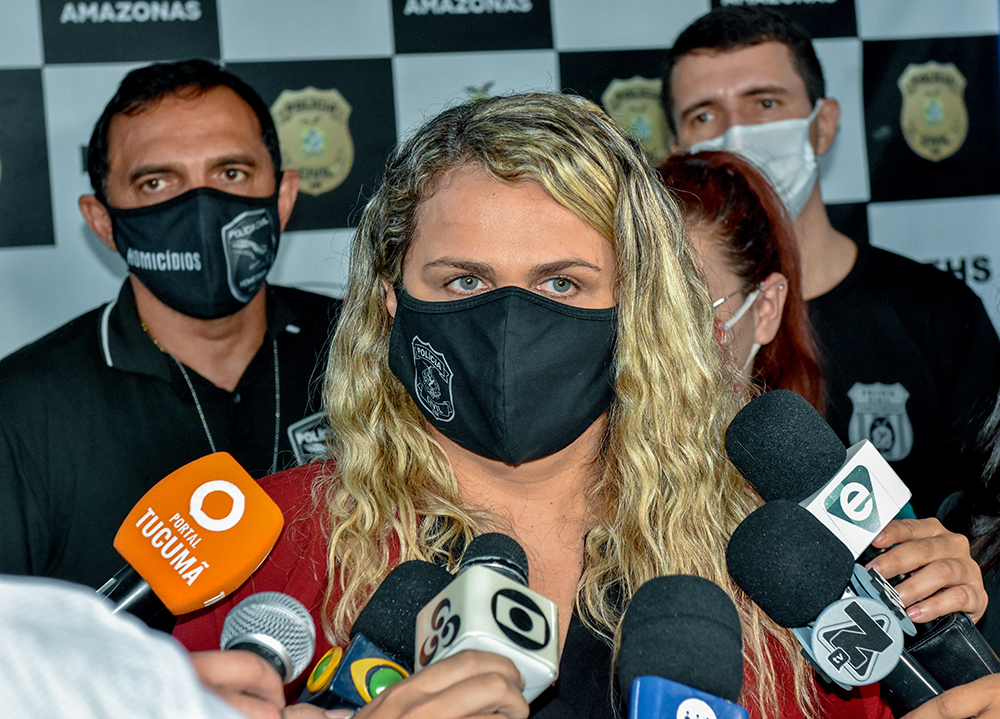 Delegada-geral da Polícia Civil do Amazonas, Emília Ferraz. FOTO: Erlon Rodrigues/PC-AM