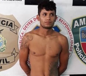 Danilo de Araújo Lima, também conhecido como “Batata”. FOTO: Erlon Rodrigues/PC-AM.