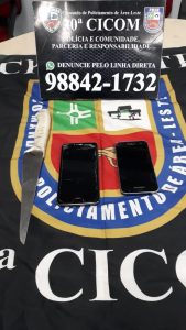 Imagem da notícia - Policiais detêm homem após assaltar ônibus no ramal do Brasileirinho