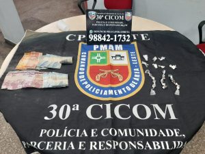 Imagem da notícia - 30ª Cicom detêm homem por tráfico de entorpecentes na zona leste