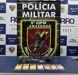 Imagem da notícia - Polícia Militar detém homem por tráfico de entorpecentes em Boca do Acre