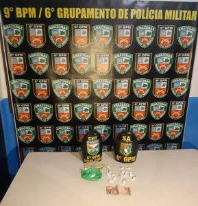 Imagem da notícia - Polícia Militar detém homem com drogas em Novo Airão