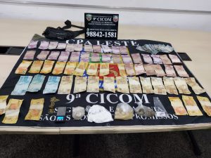 Imagem da notícia - 9ª Cicom detêm dupla com drogas e dinheiro no São José 2