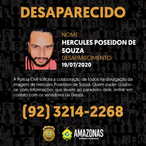 Imagem da notícia - PC pede ajuda da população para localizar homem que desapareceu