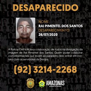 Imagem da notícia - Polícia Civil pede ajuda para localizar homem desaparecido