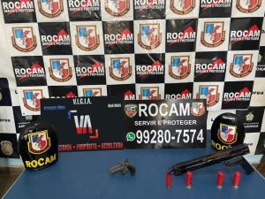 Imagem da notícia - Rocam detém homem por porte ilegal de arma de fogo na zona norte