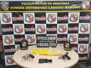 Imagem da notícia - PM detém quatro homens com drogas, armas e munições no João Paulo II