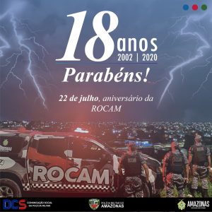 Imagem da notícia - Unidade de destaque da PM do Amazonas, Rocam completa 18 anos