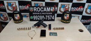 Imagem da notícia - PM detém infrator por porte ilegal de arma de fogo no bairro da Paz