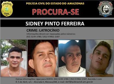 PC pede ajuda para divulgar imagem de envolvido em crime de latrocínio