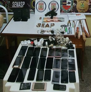 Imagem da notícia - Seap apreende arma e munições em presídio de Tabatinga