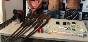 Imagem da notícia - Operação da SSP prende três homens e apreende adolescente