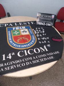 Imagem da notícia - PM detêm jovem com drogas no bairro Jorge Teixeira