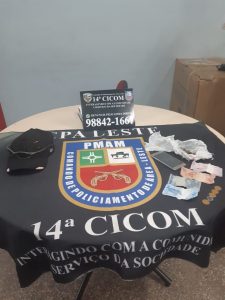 Imagem da notícia - 14ª Cicom detém homem com entorpecentes no Nova Floresta