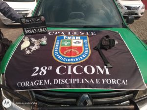 Imagem da notícia - Policiais da 28ª cicom apreendem adolescente com drogas na zona leste