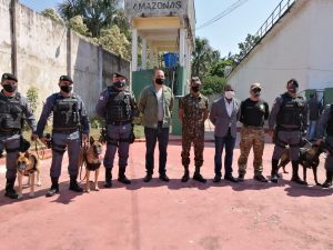 Imagem da notícia - 8° BPM de Tabatinga recebe visita da comitiva da Senasp