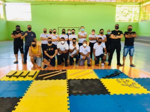 Imagem da notícia - PC e PM ministram instruções da área da segurança  em Pauini