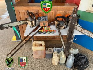 Imagem da notícia - Comando de Policiamento Ambiental detém homem por porte ilegal de arma de fogo