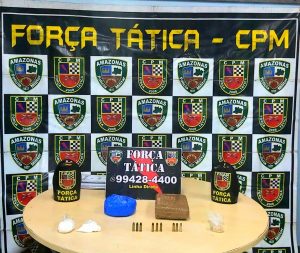 Imagem da notícia - Força Tática detém homem com drogas e munição na zona leste