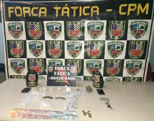 Imagem da notícia - Força Tática detém homem com drogas na zona norte