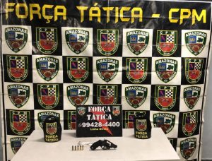 Imagem da notícia - Força Tática detêm homem com arma de fogo no bairro Planalto