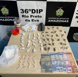 Imagem da notícia - Polícia Civil prende casal que traficava drogas em Rio Preto da Eva