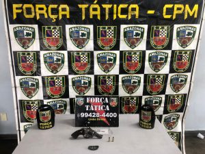 Imagem da notícia - Força Tática detém homem em posse de arma de fogo e munições na zona sul
