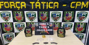 Imagem da notícia - Força Tática detêm homem com drogas na zona norte