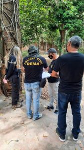 Delegacia do Meio Ambiente investiga crime ambiental na Vila de Paricatuba