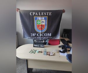 Imagem da notícia - 28ª Cicom apreende adolescente com entorpecentes na zona leste