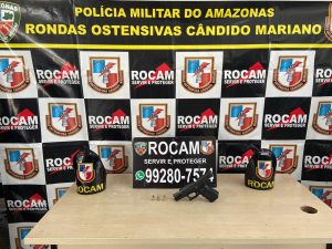 Imagem da notícia - Rocam detém homem com arma de fogo na zona oeste