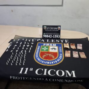 Imagem da notícia - 11ª Cicom apreende jovem e adolescente com drogas no Coroado