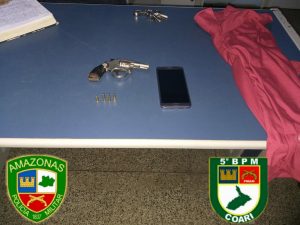 Imagem da notícia - PM detêm homem por roubo e porte ilegal de arma de fogo em Coari