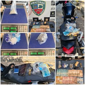 Imagem da notícia - Policiais detêm suspeito de tráfico de drogas no município de Nhamundá