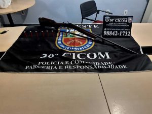 Imagem da notícia - Policiais militares da 30ª Cicom detêm dois homens com arma de fogo