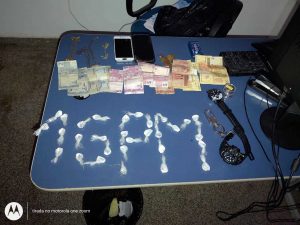 Imagem da notícia - Polícia Militar detém um homem e uma mulher com drogas em Anori