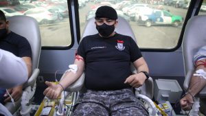 Imagem da notícia - ‘PM Sangue Bom’: o projeto que mobiliza policiais para doação de sangue