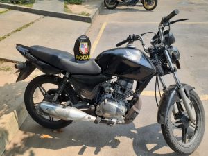 Imagem da notícia - Rocam Motos apreende adolescente e recupera motocicleta roubada