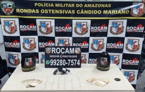 Imagem da notícia - Rocam detém homem por porte ilegal de arma de fogo