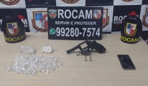 Imagem da notícia - No bairro Riacho Doce, Rocam prende jovem por tráfico de drogas