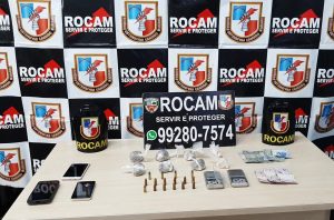 Imagem da notícia - Na zona norte, Rocam detém dois homens em posse de drogas e munições