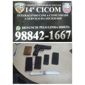 Imagem da notícia - PM apreende adolescente por envolvimento em roubo no Novo Aleixo