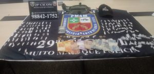 Imagem da notícia - Polícia Militar prende homem em posse de drogas no bairro Mauazinho