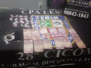 Imagem da notícia - 28ª Cicom detêm homem por tráfico de drogas na zona norte