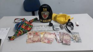 Imagem da notícia - Na zona sul, 3ª Cicom detêm dois homens por tráfico de drogas