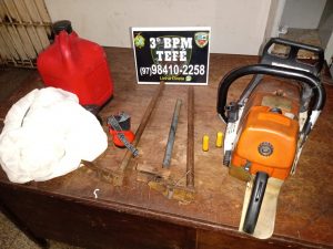 Imagem da notícia - Em Tefé, Polícia Militar recupera material roubado